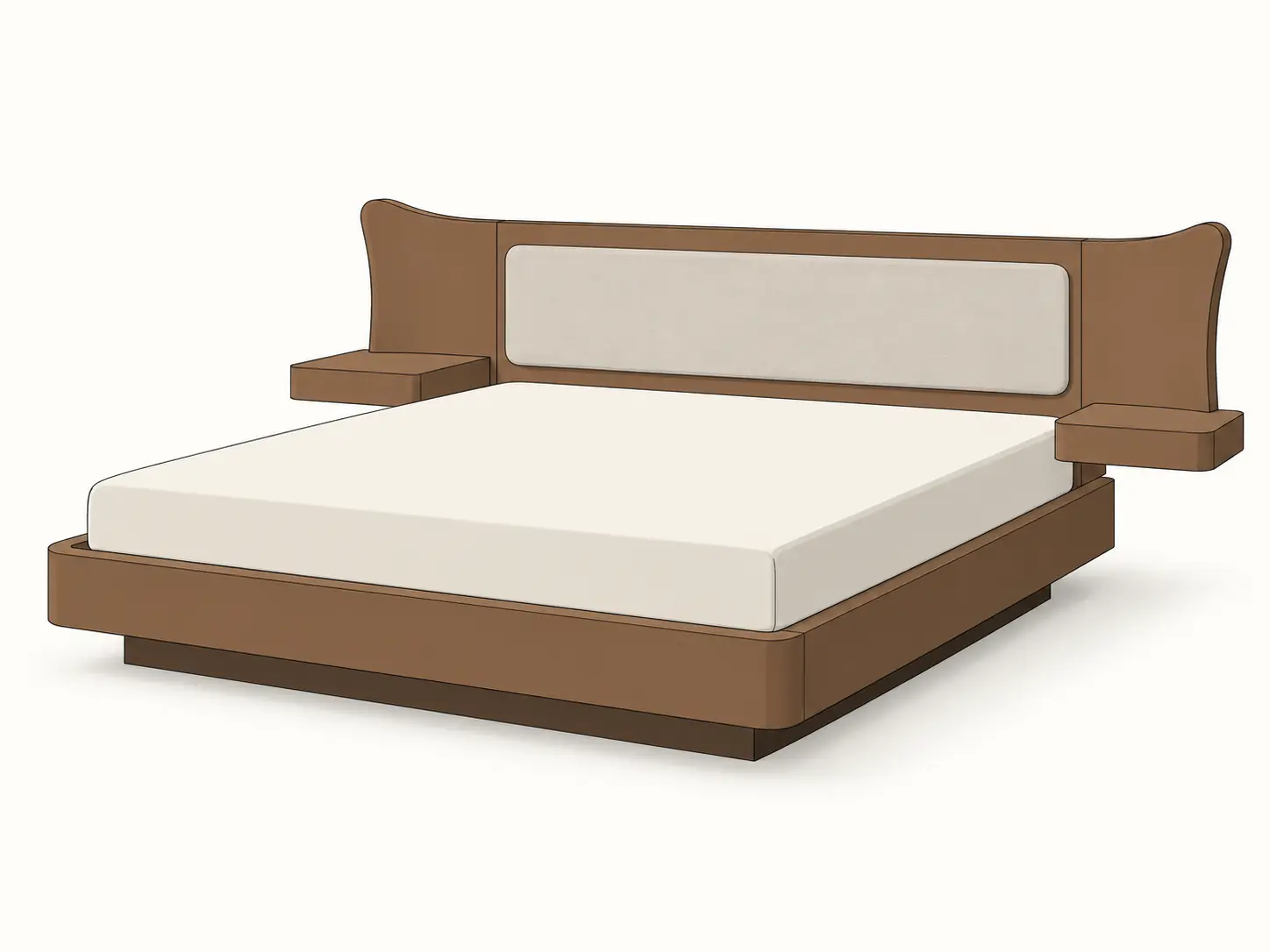 Bed Model → Lifestyle Render